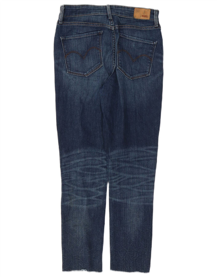 LEVI'S Damen-Jeans mit hohem Bund, Röhrenjeans, W27, L24, blaue Baumwolle