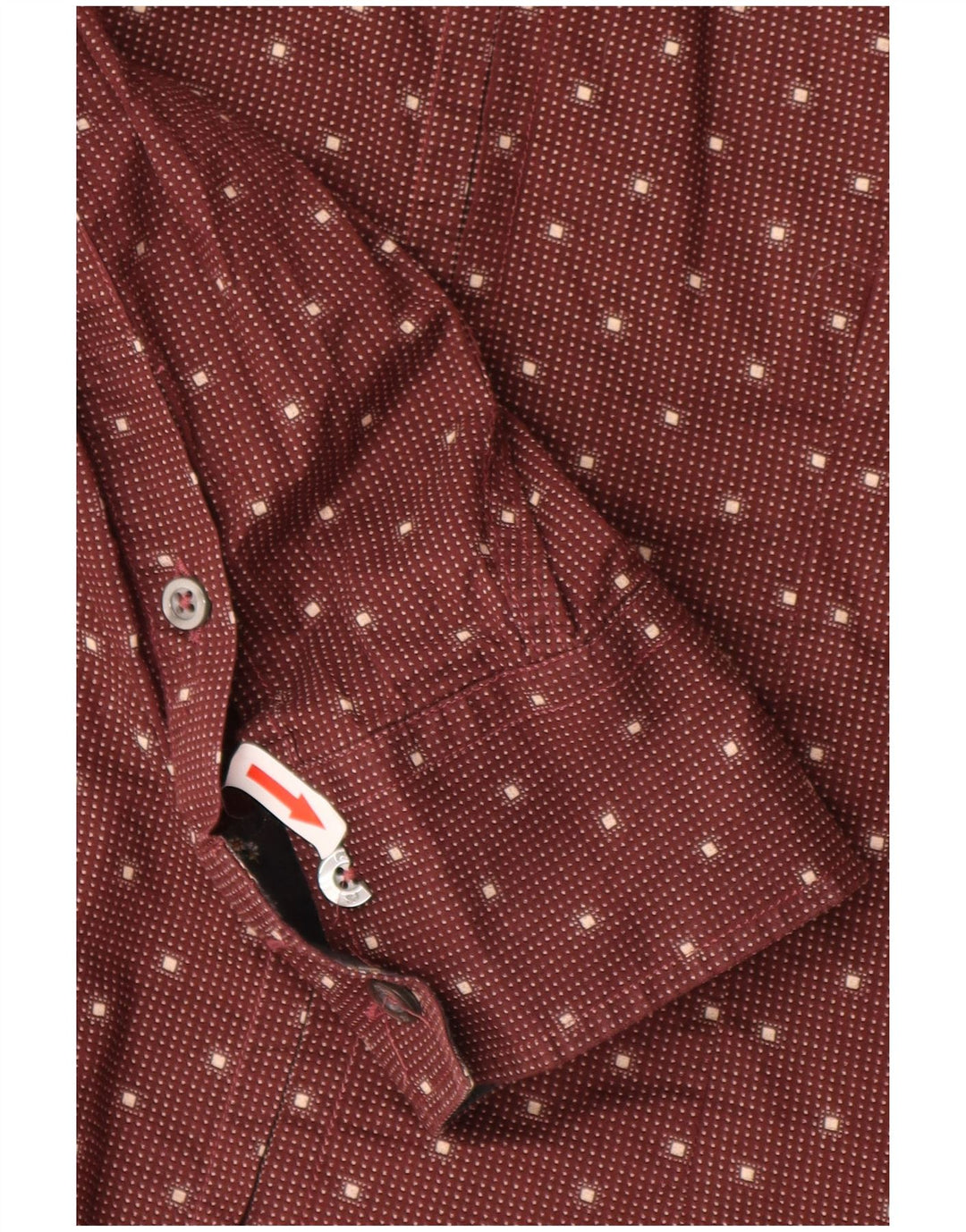 PAUL SMITH Herrenhemd Mittelrot gepunktet