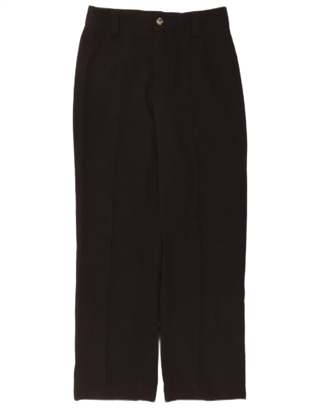 Gerade Freizeithose für Damen von Zara, mittelgroß, W28, L30, Schwarz