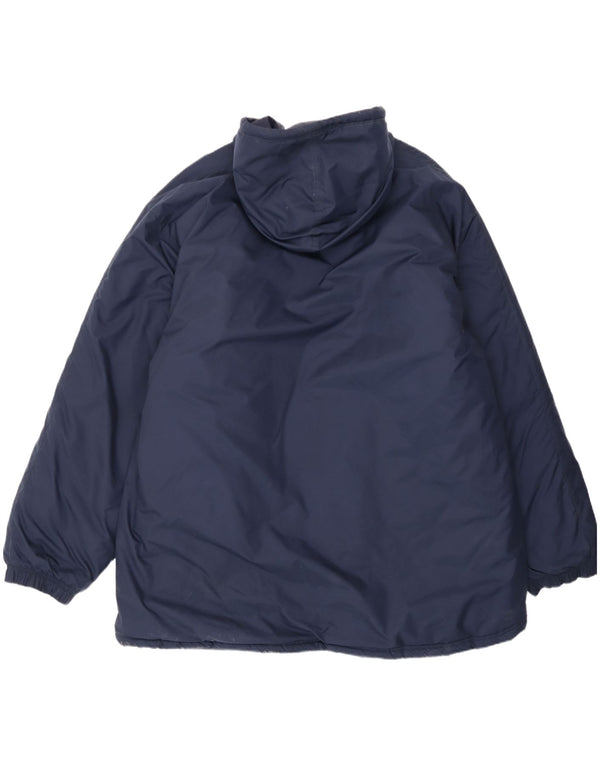 Nike Herren-Jacke mit Kapuze, gepolstert, UK 44, 2XL, marineblaues Nylon