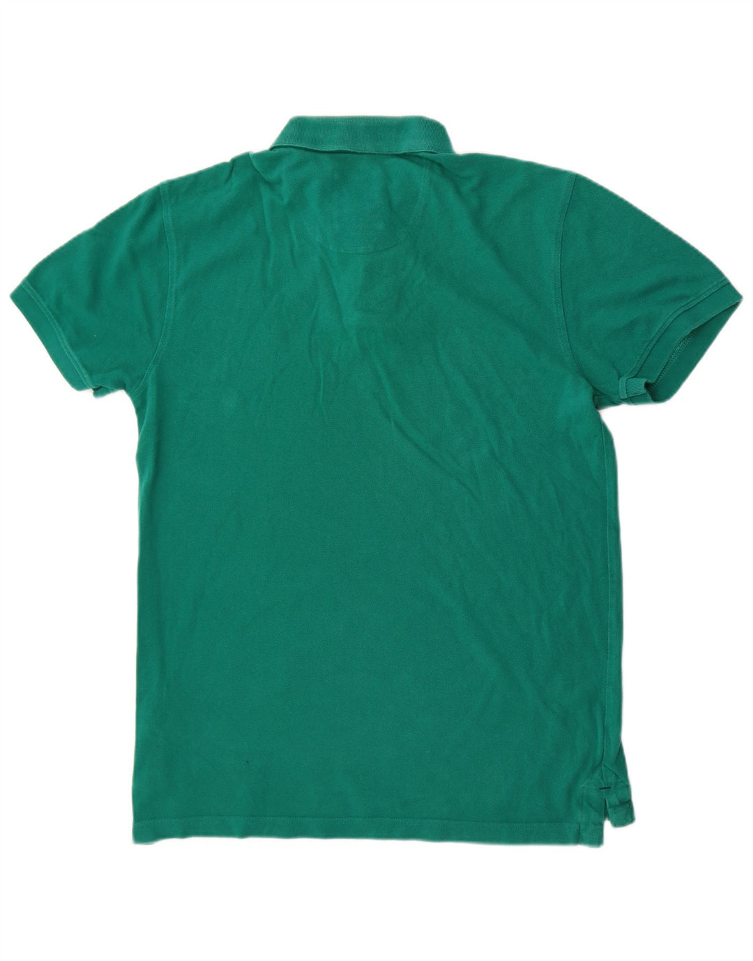 Crew Clothing Herren-Poloshirt aus mittelgrüner Baumwolle