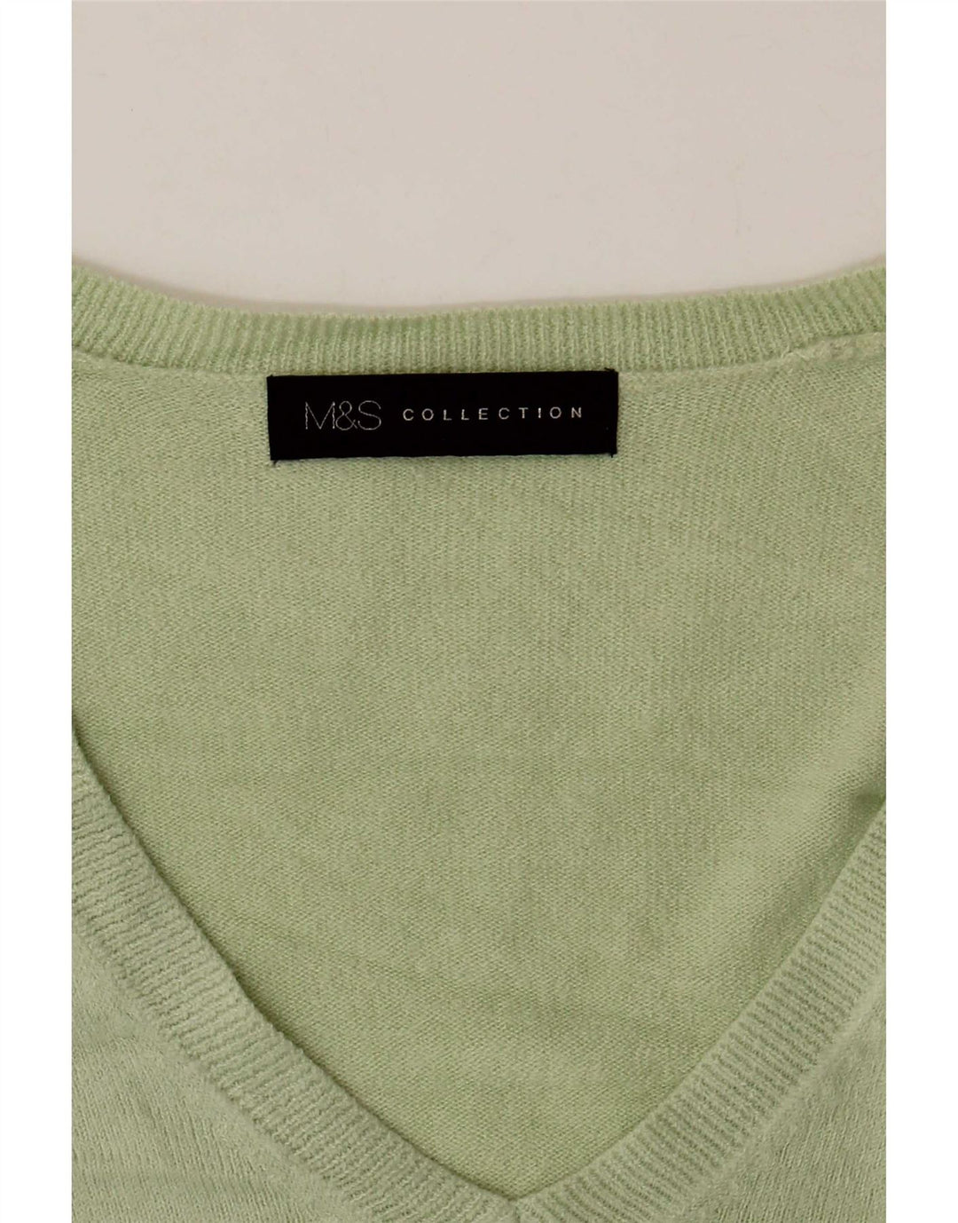Marks & Spencer Damen-Pullover mit V-Ausschnitt, Gr. 40, Gr. Grün