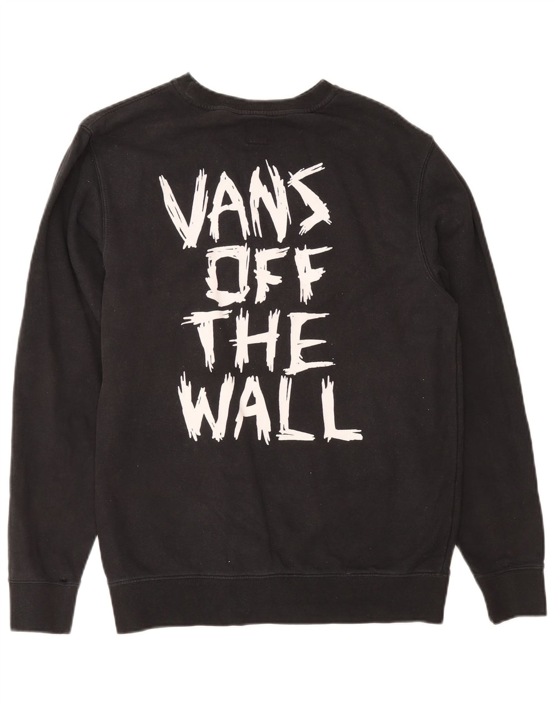 VANS Herren-Sweatshirt mit Grafik, Größe S, schwarze Baumwolle