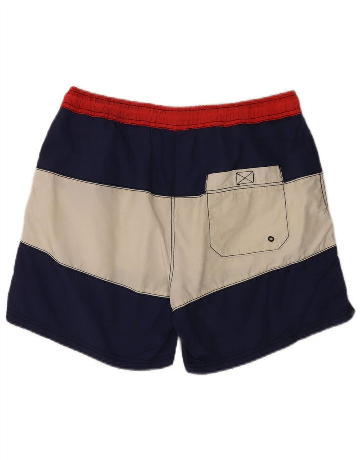 CONTE OF FLORENCE Herren-Badeshorts, mittelgroß, Marineblau, Farbblock