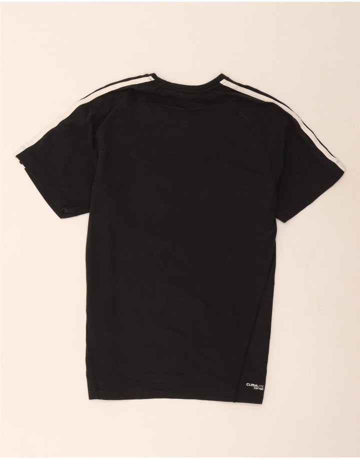 Adidas Herren Climalite T-Shirt Top Medium Schwarz Baumwolle