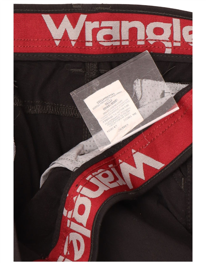 WRANGLER Gerade Cargohose für Damen W42 L30 Schwarzes Nylon