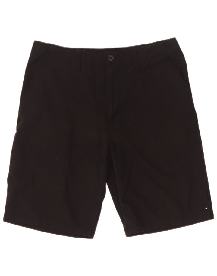 Quiksilver Herren Graphic Chino Shorts W34 Large Schwarz Polyester