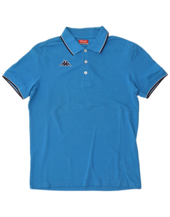 Kappa Herren-Poloshirt aus mittelblauer Baumwolle