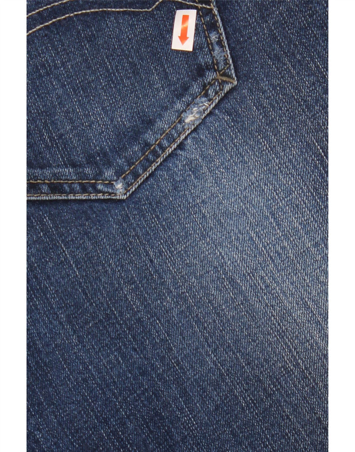 TOMMY HILFIGER Herren Bootcut Jeans W34 L34 Marineblaue Baumwolle