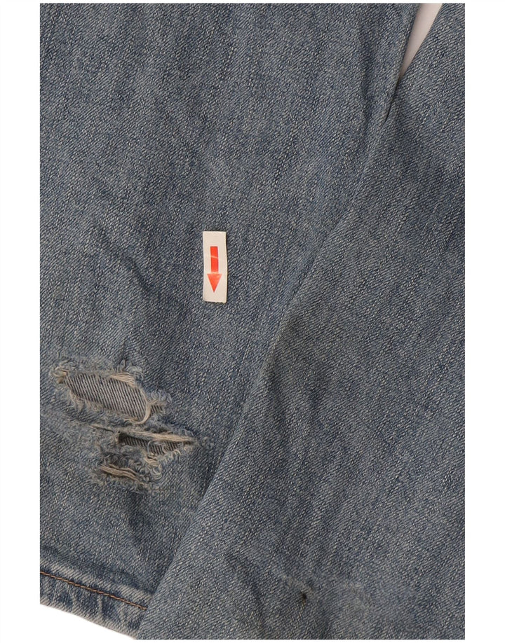 Levi's Damen Bootcut Jeans W28 L34 Blaue Baumwolle