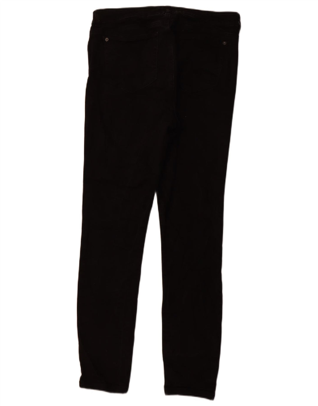 WHITE STUFF Damen-Jeans mit hoher Taille, Röhrenjeans, UK 14, Größe L, W32, L29, Schwarz