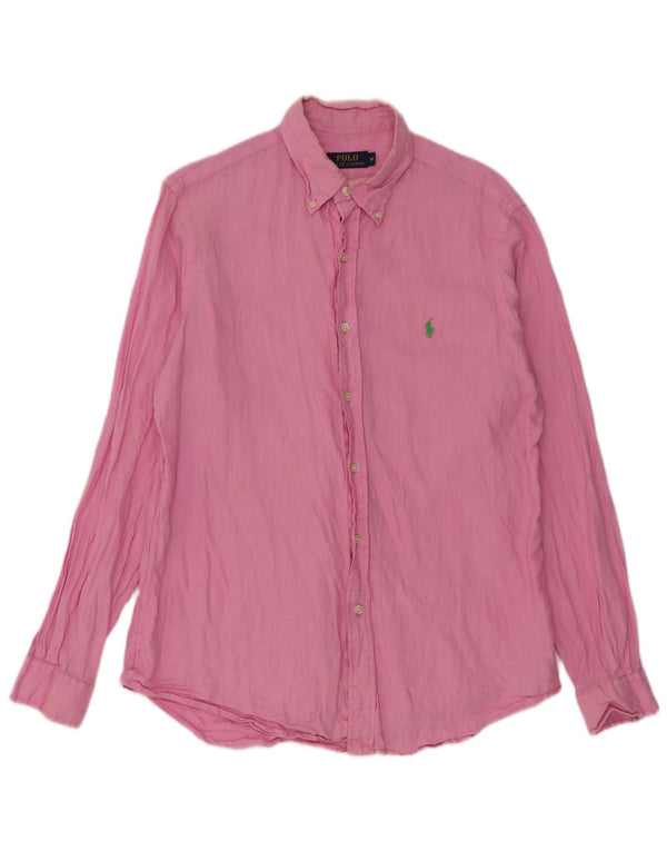 Polo Ralph Lauren Herrenhemd Mittelrosa Leinen