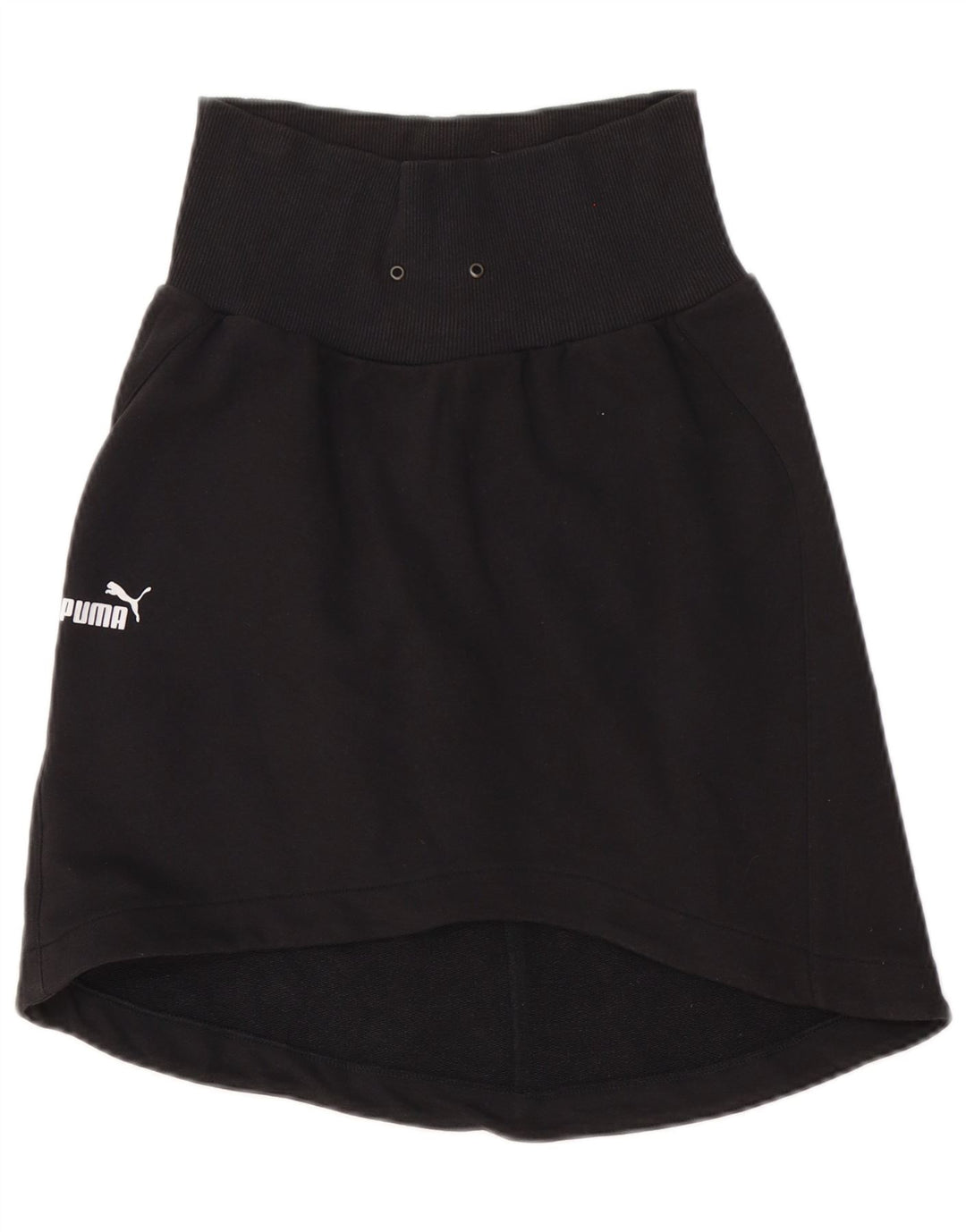 Puma Womens Skirt UK 12 Medium Black Cotton