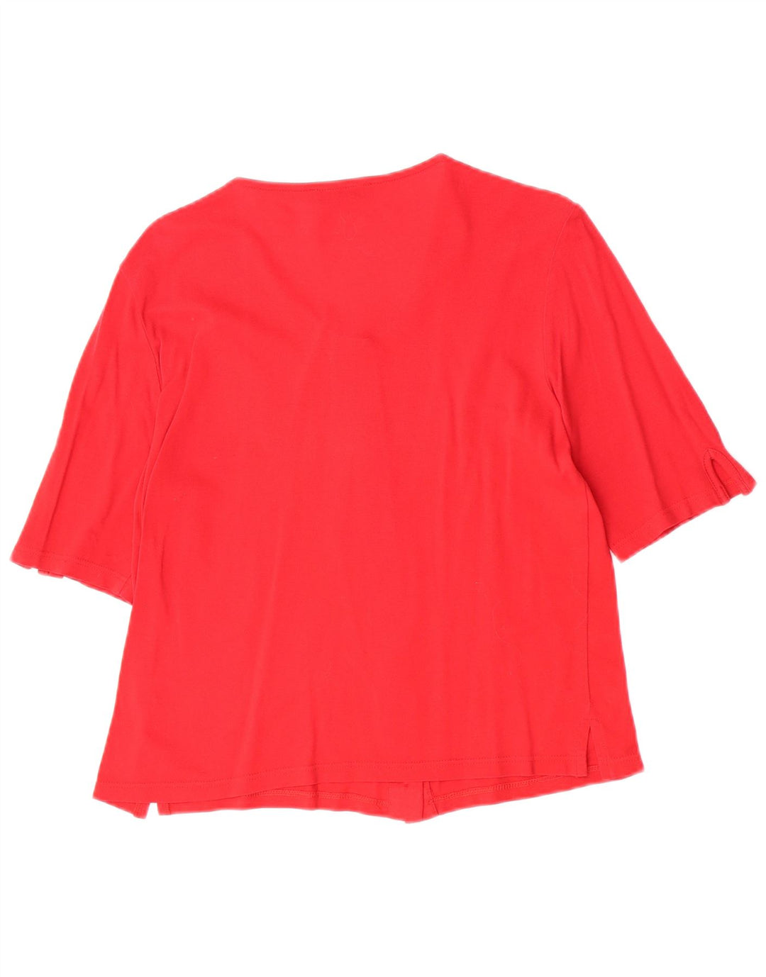 Sergio Tacchini Damen Kurzarm-Blusenoberteil IT 48 XL Rot