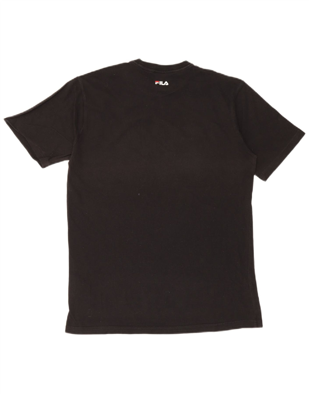 Fila Herren-T-Shirt mit Grafik, Größe S, schwarze Baumwolle