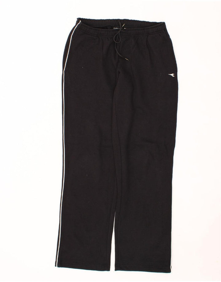DIADORA Mens Tracksuit Trousers Medium Black Cotton Vintage Diadora and Second-Hand Diadora from Messina Hembry 