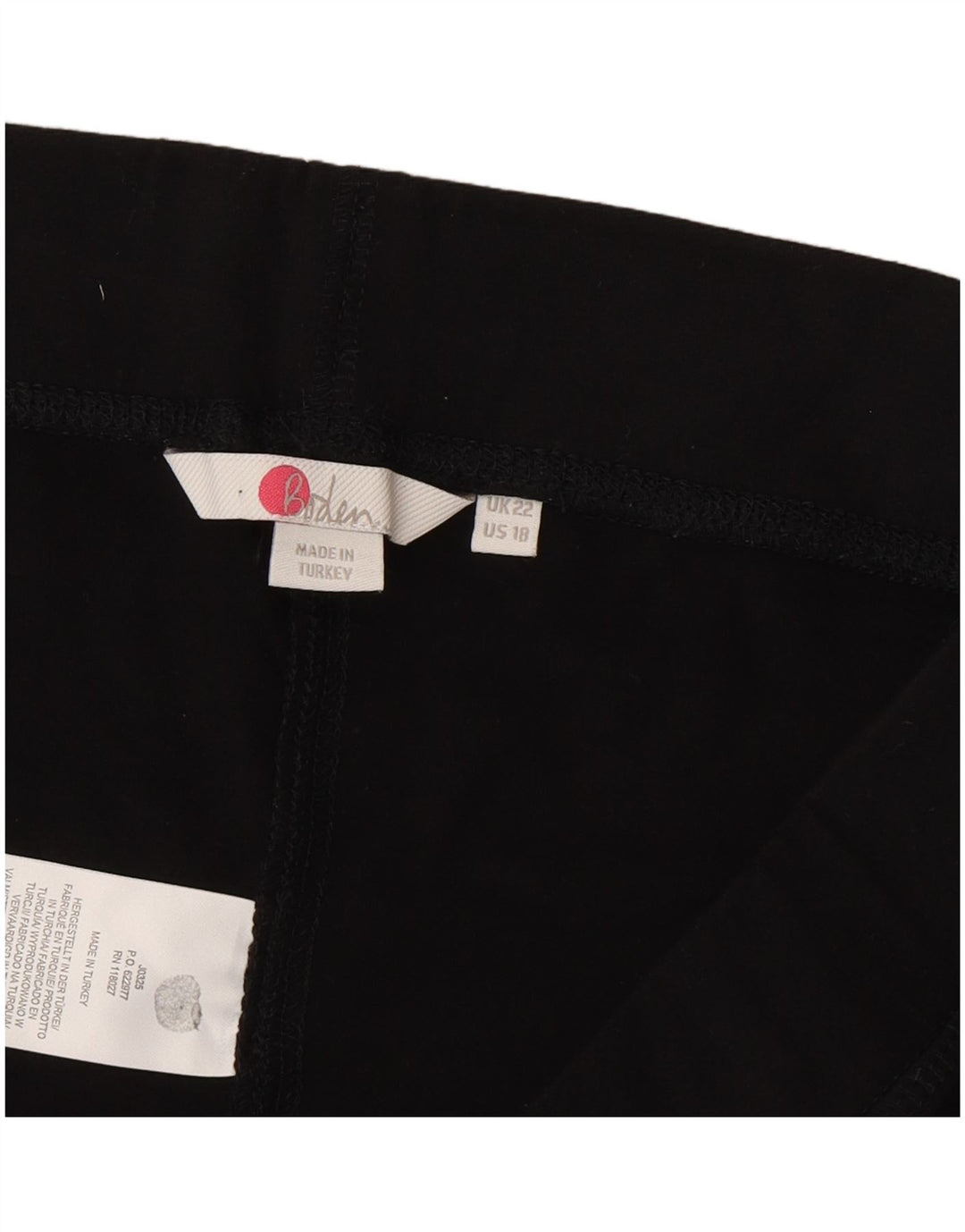Marks & Spencer Damen Leggings UK 22 3XL Schwarze Viskose