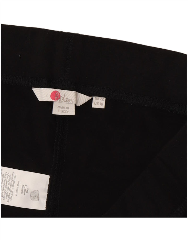 Marks & Spencer Damen Leggings UK 22 3XL Schwarze Viskose