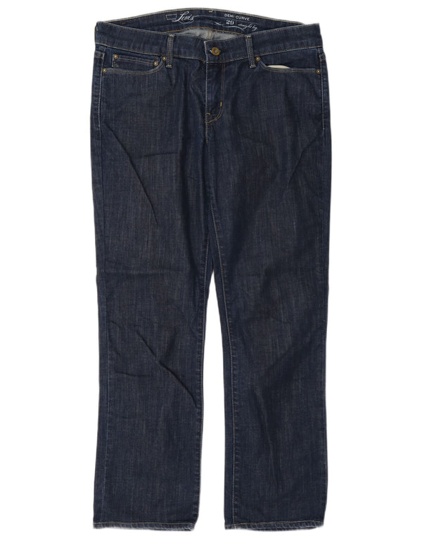 Levi's Damen Demi Curve Skinny Jeans W29 L28 Marineblau Baumwolle