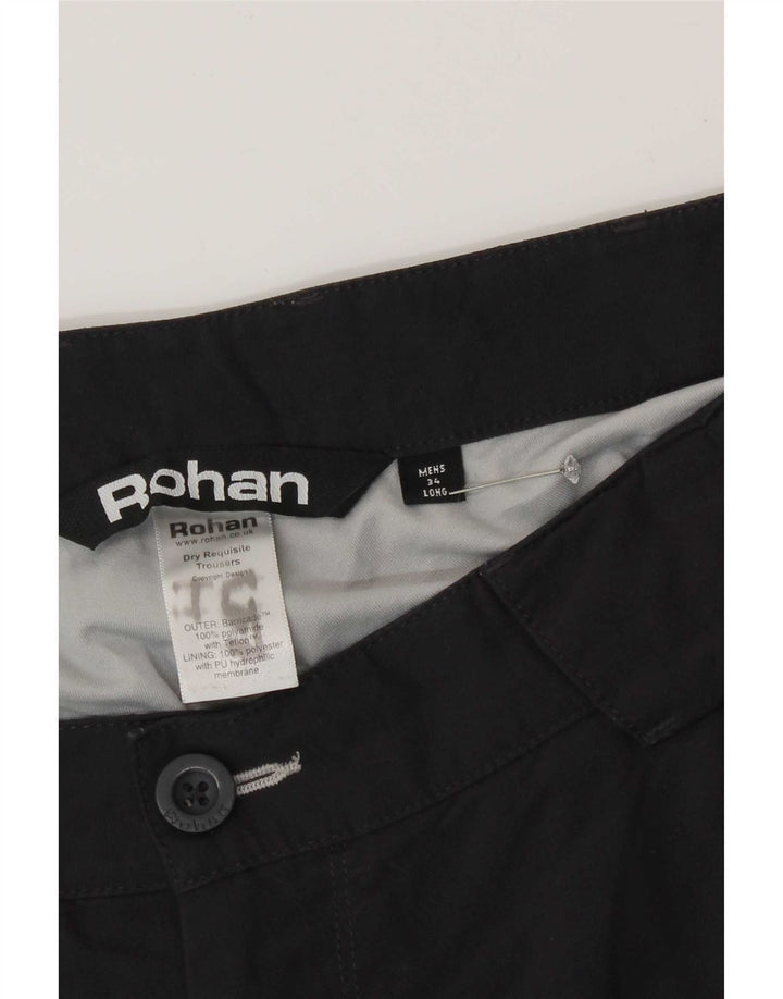 Rohan Herren-Wanderhose W34 L32 Marineblaues Polyamid
