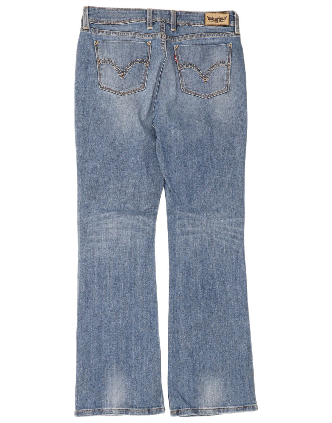 Levi's Damen 629 Bootcut Jeans W30 L32 Blaue Baumwolle