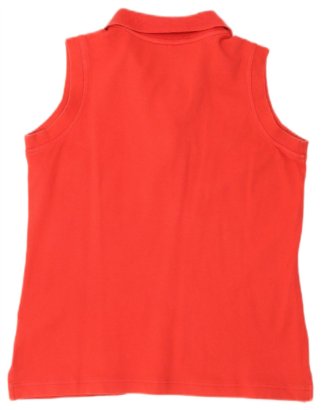 Champion Damen ärmelloses Poloshirt UK 12 Mittelrot