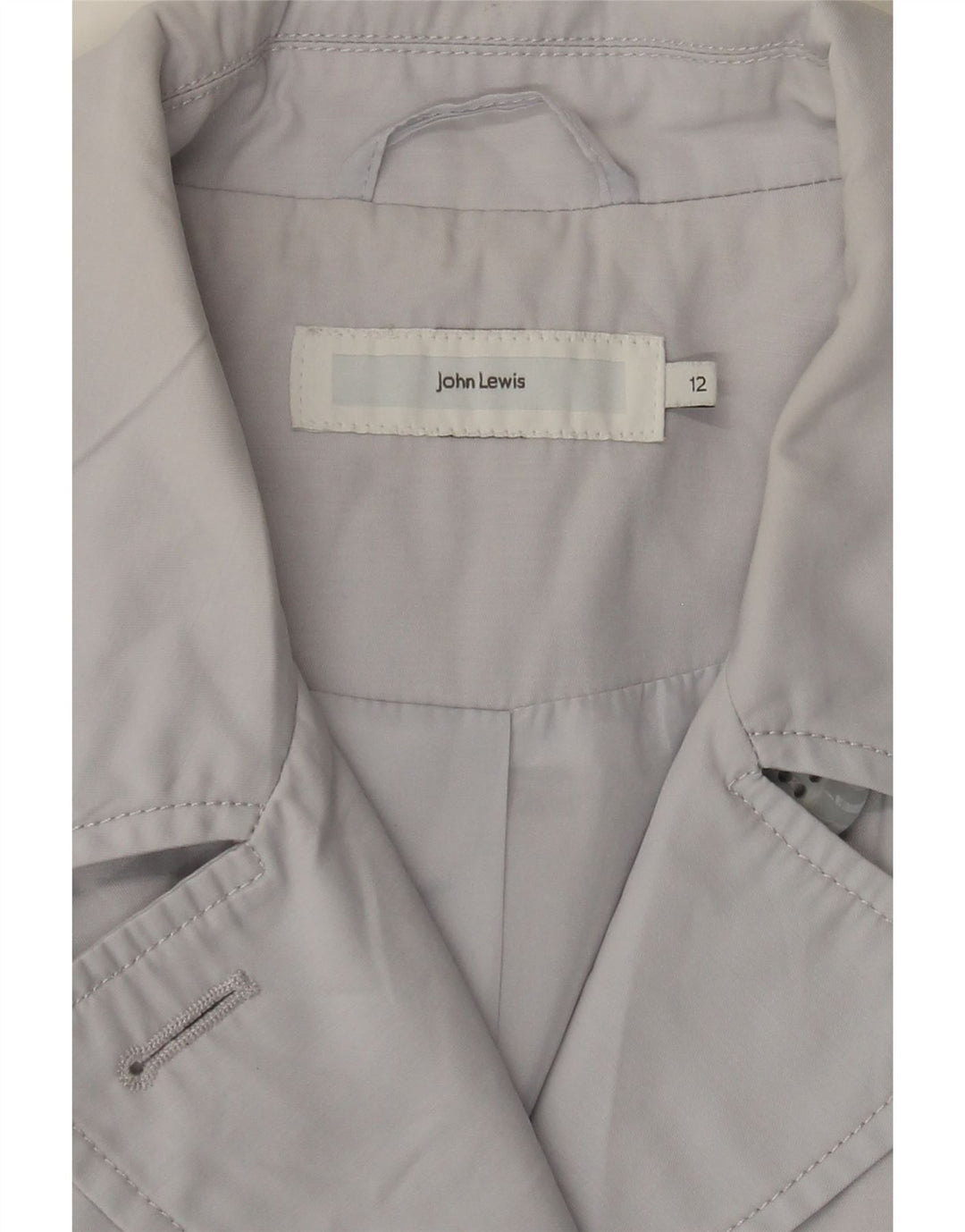 JOHN LEWIS Damen Trenchcoat UK 12 Mittelgrau