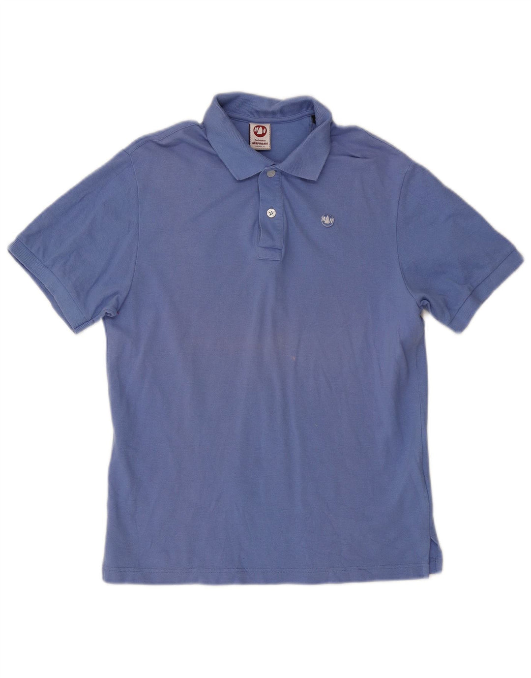Murphy & Nye Herren-Poloshirt, große blaue Baumwolle
