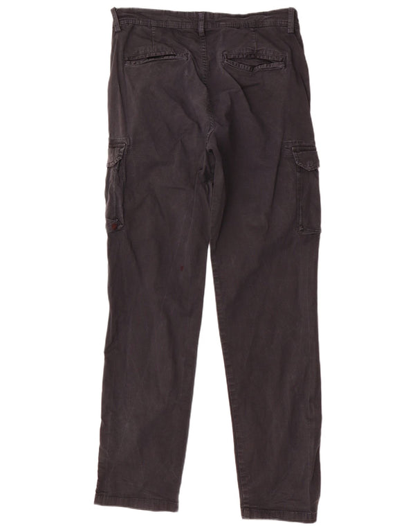 Gerade Cargo-Hose für Herren von Gas, Größe L, W34, L32, Schwarz, Baumwolle