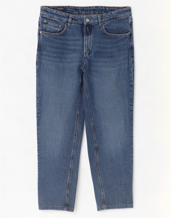 Massimo Dutti Herren Tapered Jeans EU 44 Large W34 L29 Blaue Baumwolle