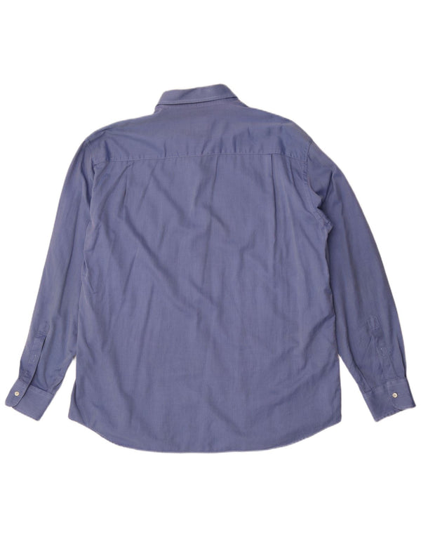 Sea & Sky Herrenhemd, Größe 44, XL, blaue Fischgrät-Baumwolle