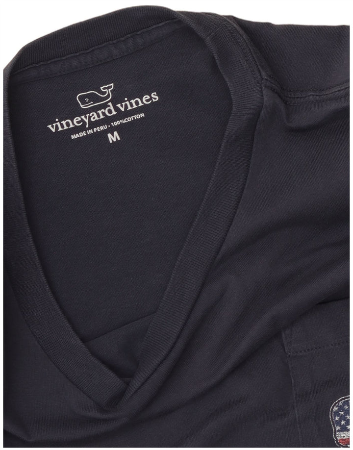 Vineyard Vines Herren-T-Shirt mit USA-Grafik, mittelgroß, marineblau, Baumwolle