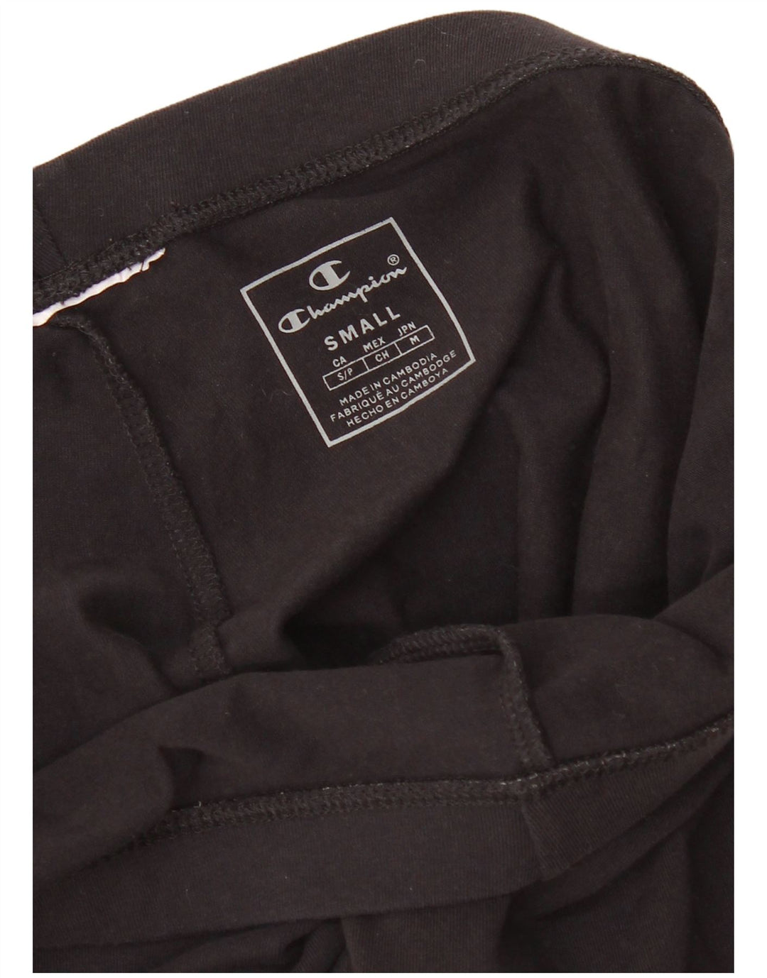 Champion Damen-Capri-Leggings mit Grafik, UK 10, Größe S, Schwarz