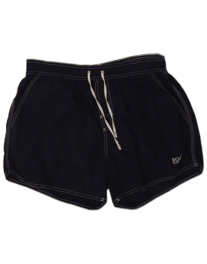 Hugo Boss Herren Badeshorts Medium Marineblau Polyamid