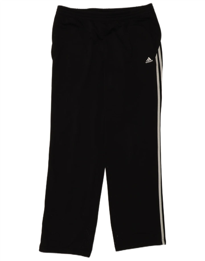 Adidas Herren-Trainingshose, groß, aus schwarzem Polyester