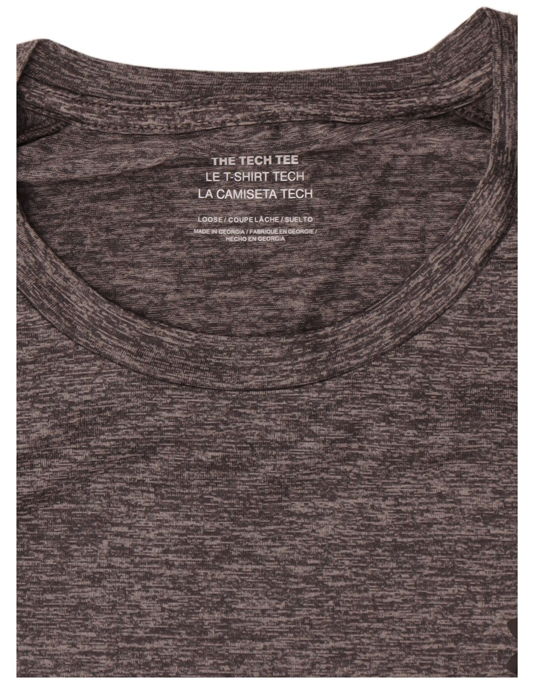 Under Armour Herren T-Shirt Top 2XL Grau geflecktes Polyester