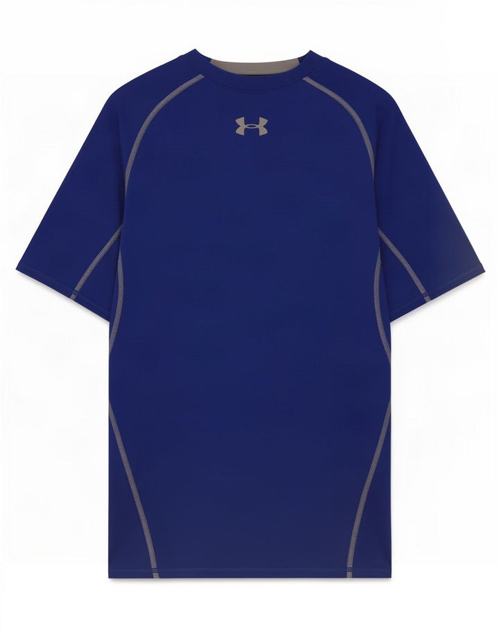 Under Armour Herren Kompressions-T-Shirt mit Grafik, Mittelblaues Polyester