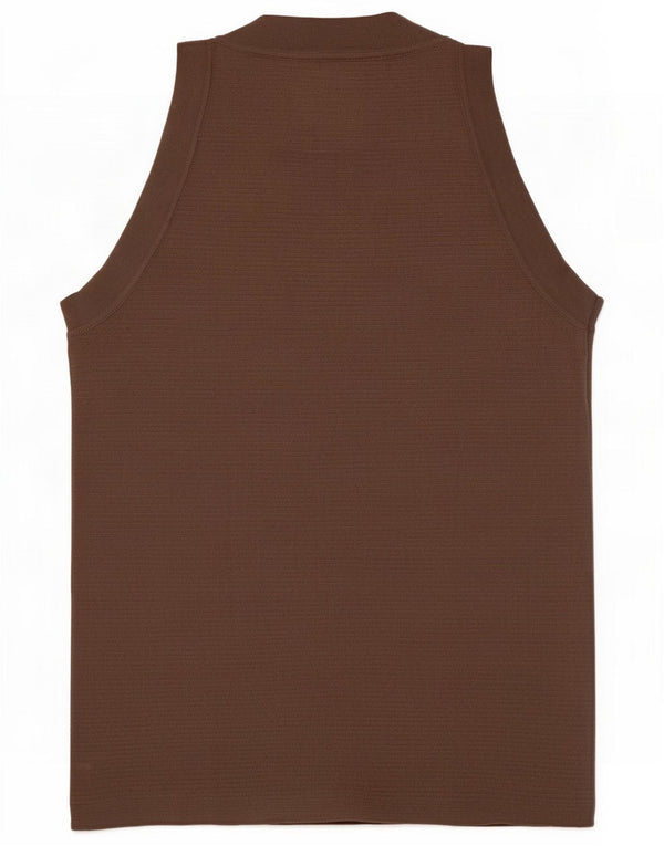 Zara Damen Crop Vest Top UK 10 Small Brown