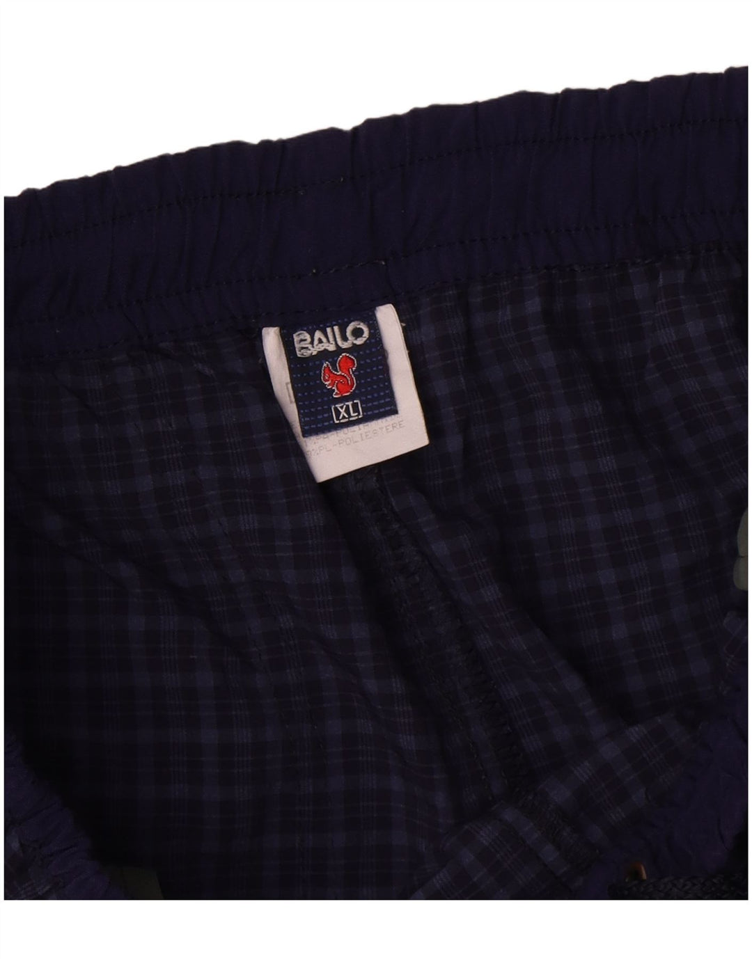 Bailo Herren-Cargohose, gerade, XL, marineblau, kariert, Polyamid
