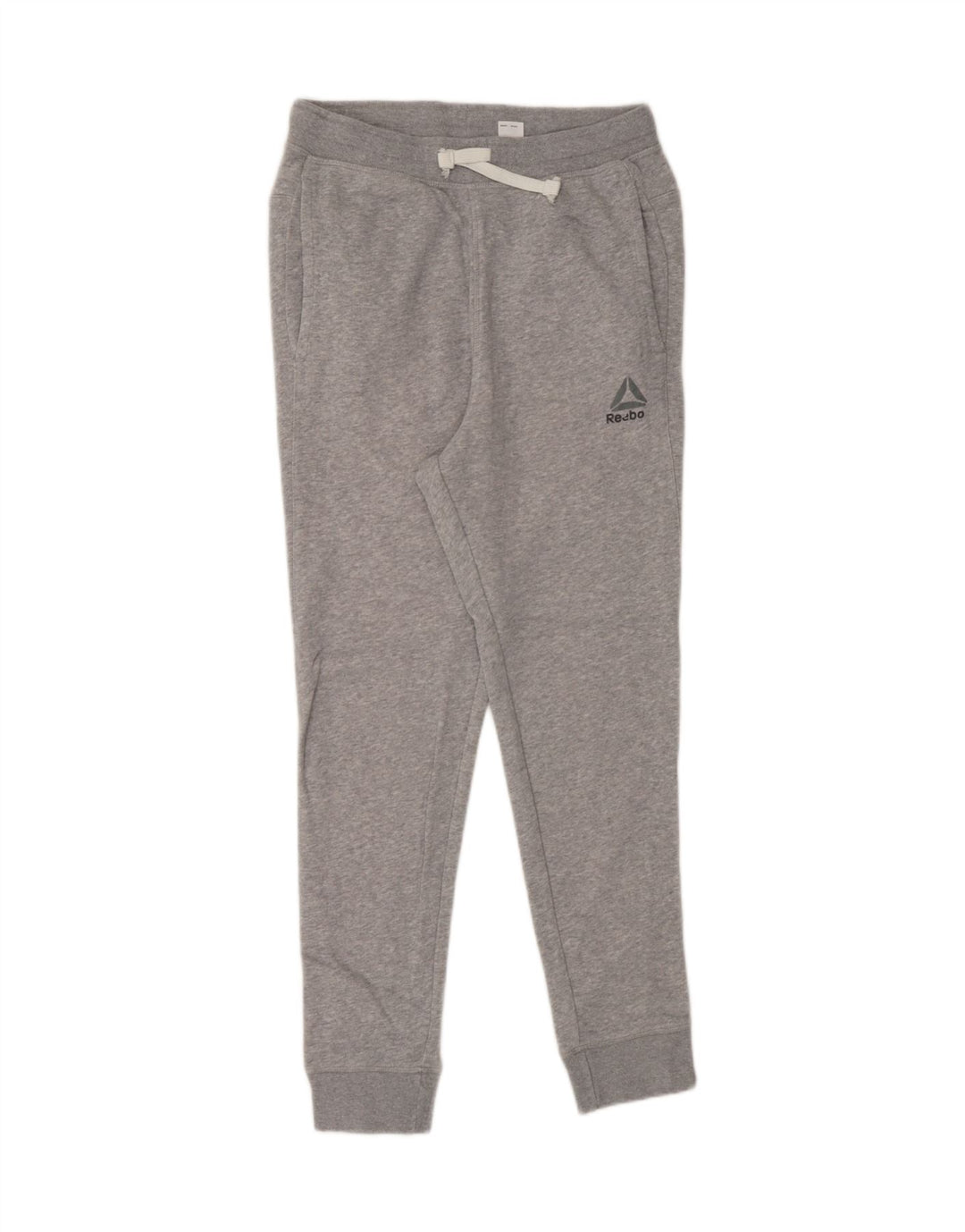 REEBOK Mens Tracksuit Trousers Joggers Small  Grey Cotton Vintage Reebok and Second-Hand Reebok from Messina Hembry 