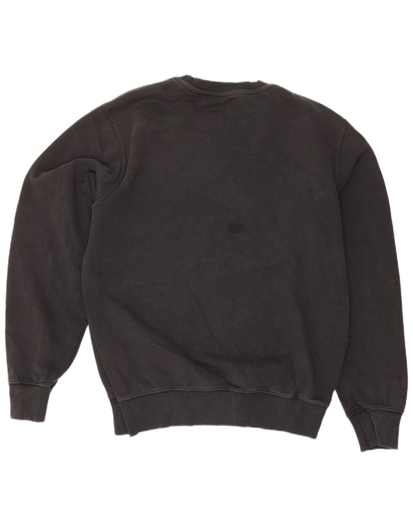 New Balance Herren-Sweatshirt-Pullover aus mittelschwarzer Baumwolle