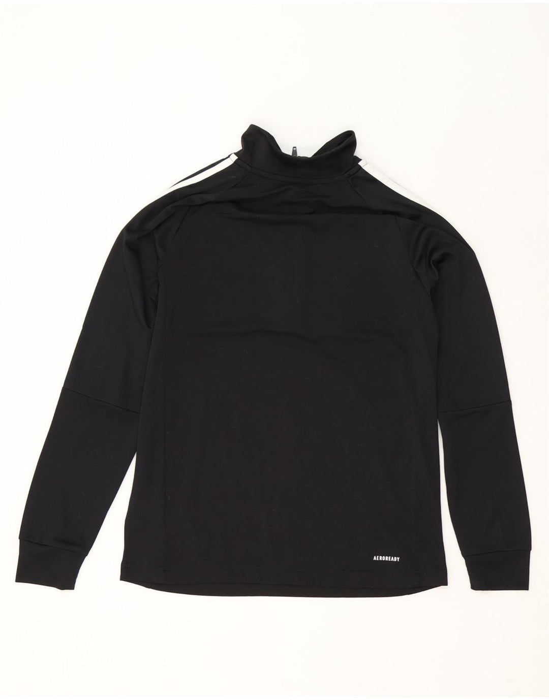 Adidas Jungen Aeroready Zip Neck Pullover Trainingsanzug Top 13-14 Jahre Schwarz