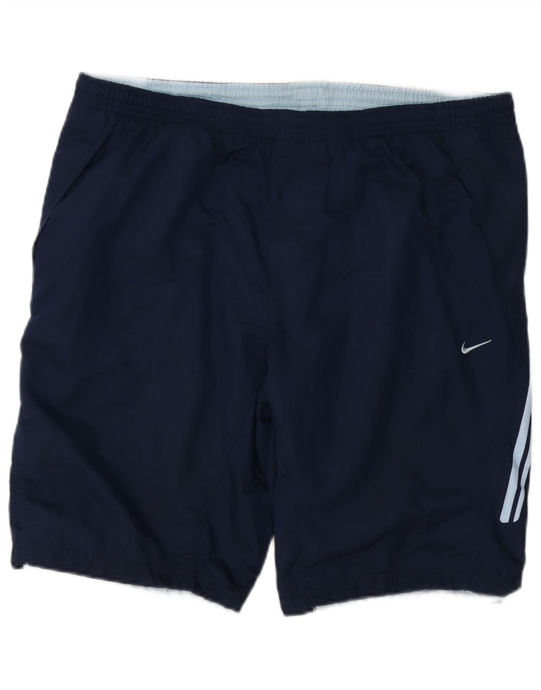 NIKE Herren-Sportshorts, groß, marineblaues Polyester