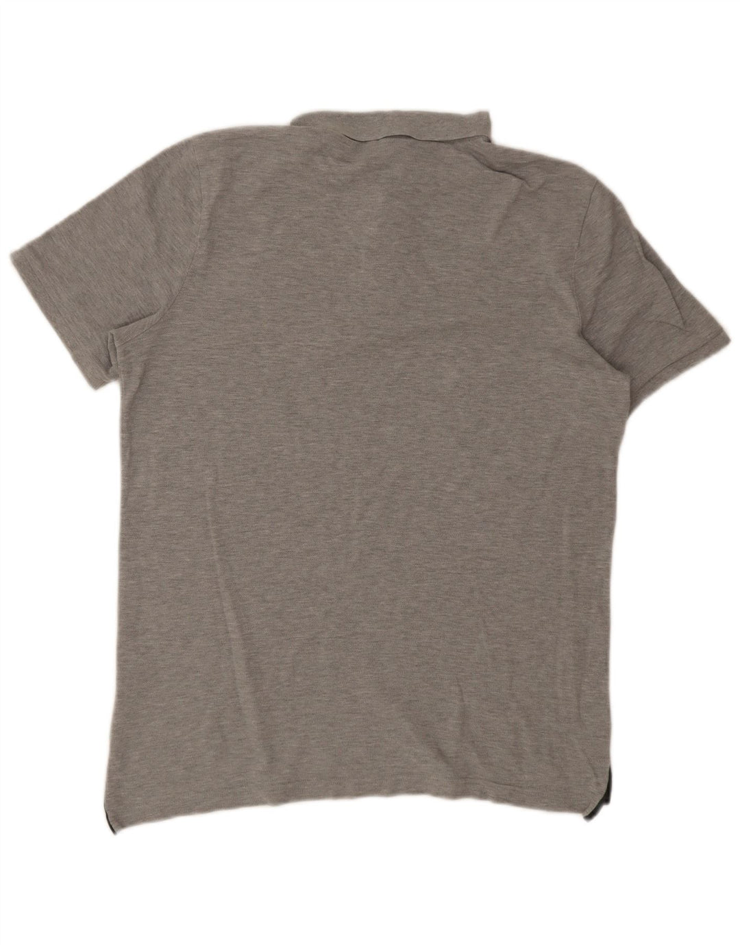 Nike Herren-Poloshirt, groß, grau gefleckte Baumwolle