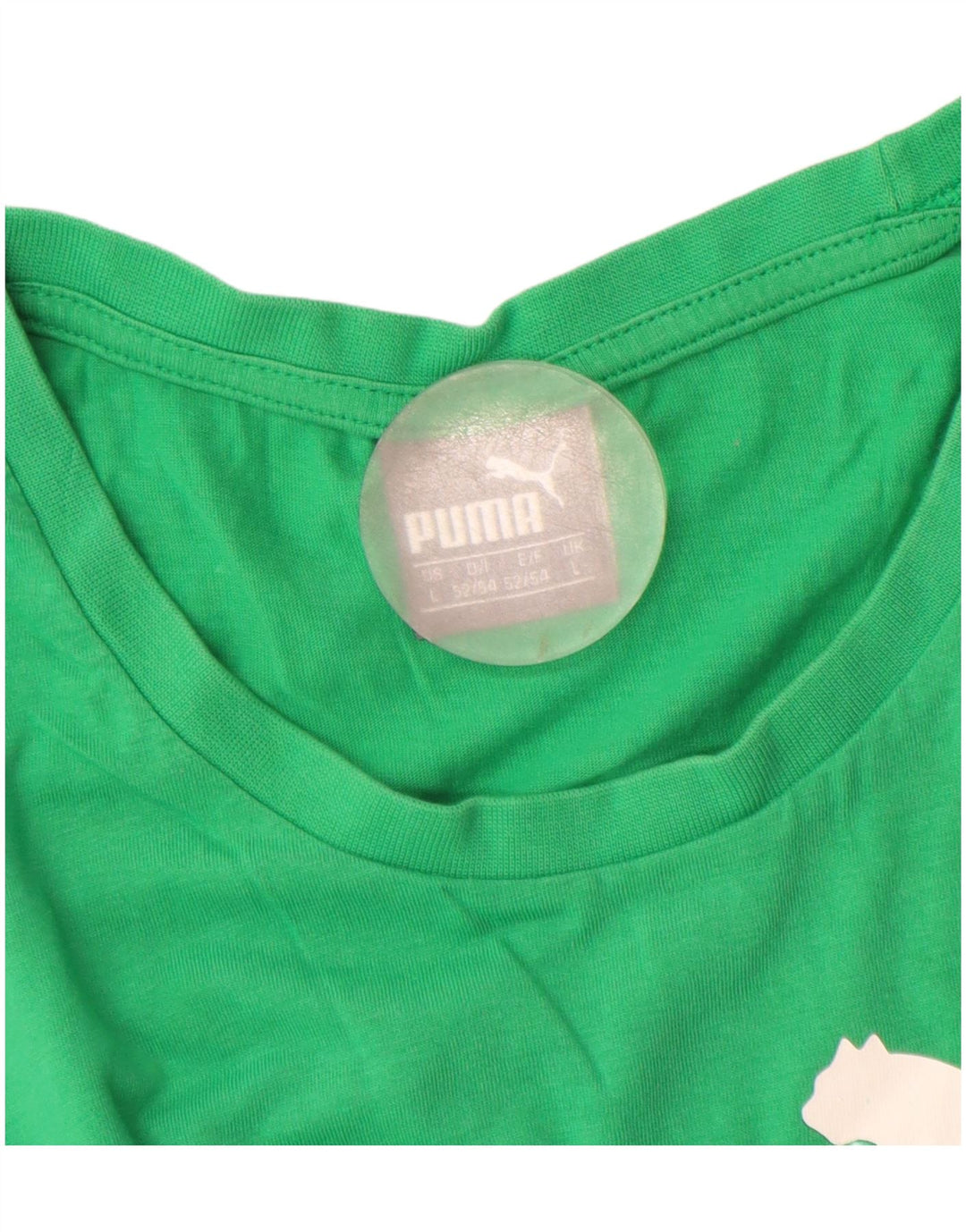 Puma Herren Grafik-Weste-Top, groß, grüne Baumwolle