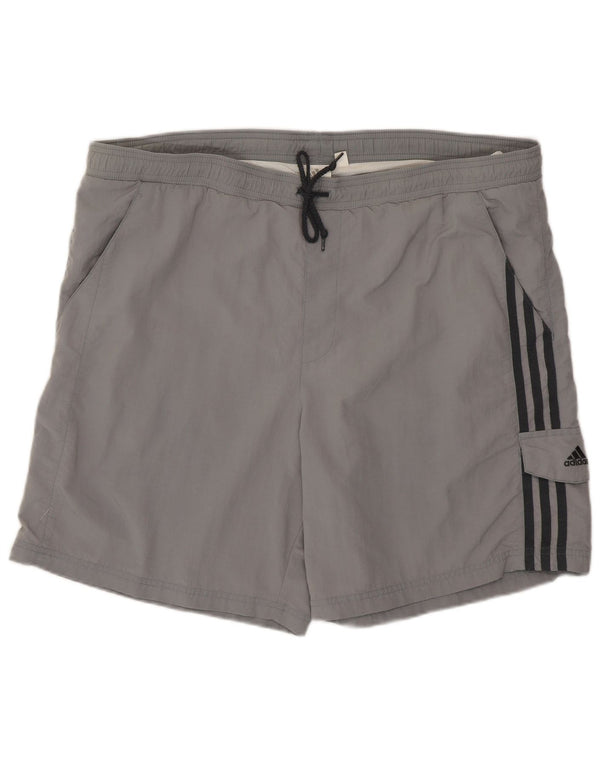 Adidas Herren Badeshorts Large Grau Polyamid