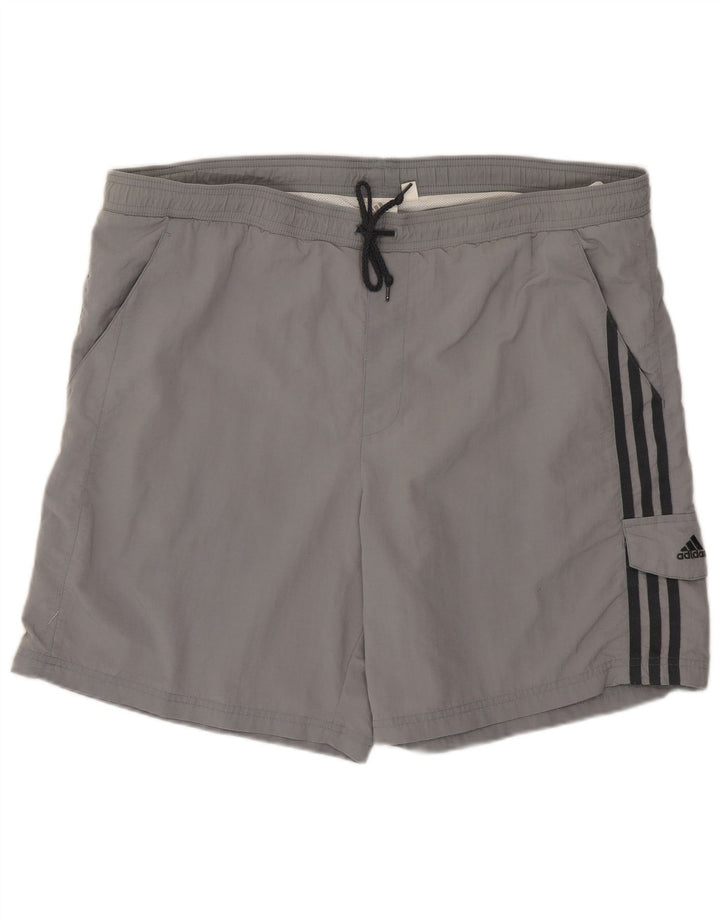 Adidas Herren Badeshorts Large Grau Polyamid