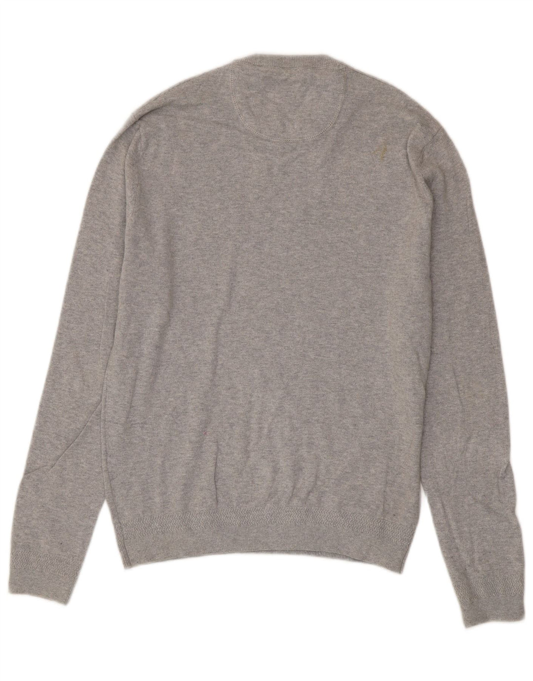 Jack Wills Herren-Pullover mit Rundhalsausschnitt, Mittelgrau