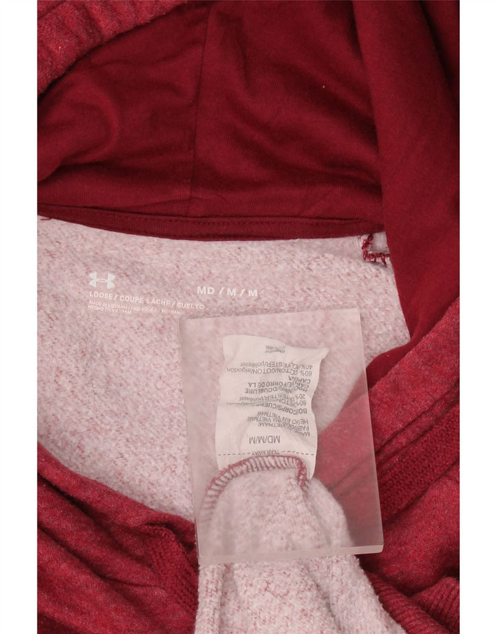 UNDER ARMOUR Herren-Kapuzenpullover aus mittelroter Baumwolle