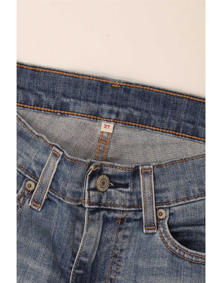 Levi's Damen-Jeansshorts, W27, klein, blaue Baumwolle